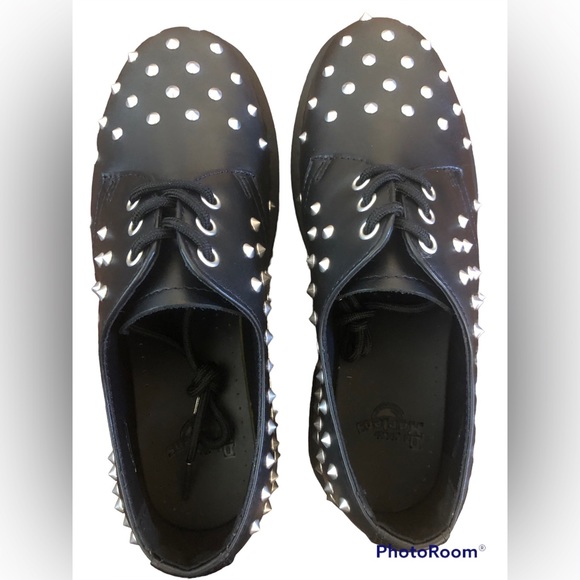 Dr. Martens 1461 STUD WANAMA Leather Oxford Derby - Picture 10 of 13